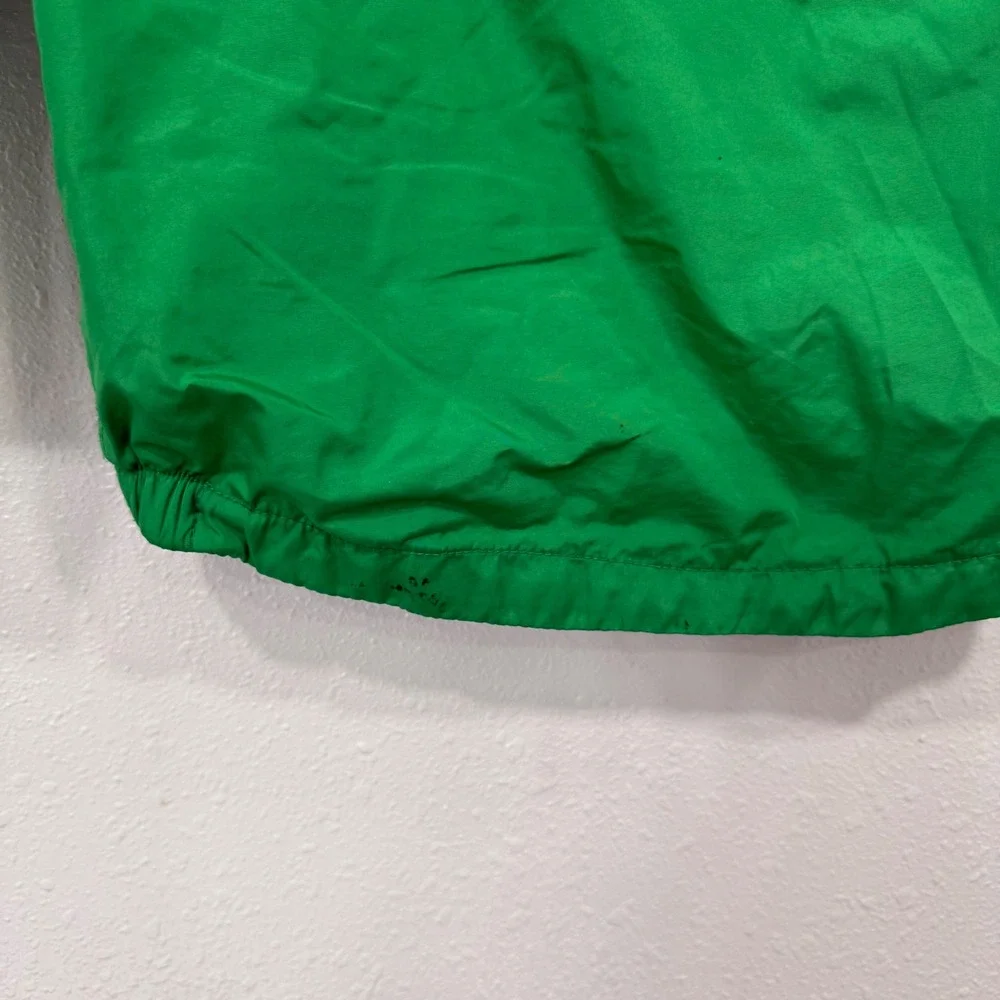 Gap Kids‎ Green Hooded Windbreaker Jacket Zip Up Jersey Lined XS 4-5 Regular